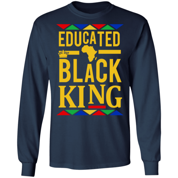 Educated black king shirt african dna pride - thetrendytee