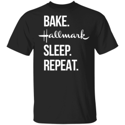 Bake Hallmark Sleep Repeat Christmas Shirt - TheTrendyTee