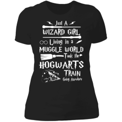 Just a wizard girl living in muggle world t-shirt - thetrendytee