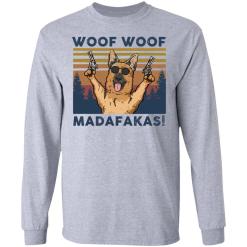 German shepherd woof woof madafakas vintage t-shirt. - thetrendytee