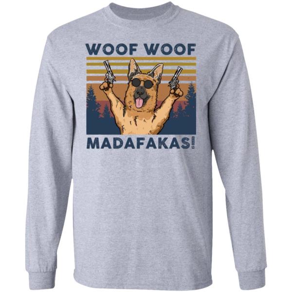 German shepherd woof woof madafakas vintage t-shirt. - thetrendytee