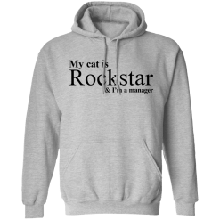 My cat is rockstar and i am a manager shirt - thetrendytee