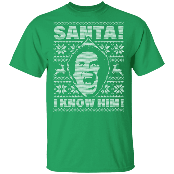 Will ferrell santa. Omg! I know him ugly christmas sweatshirt - thetrendytee