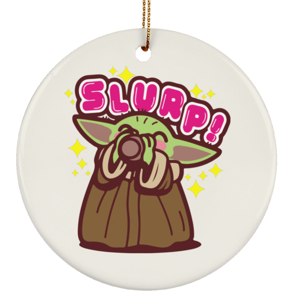 Baby yoda the soup broth christmas tree ornament - thetrendytee