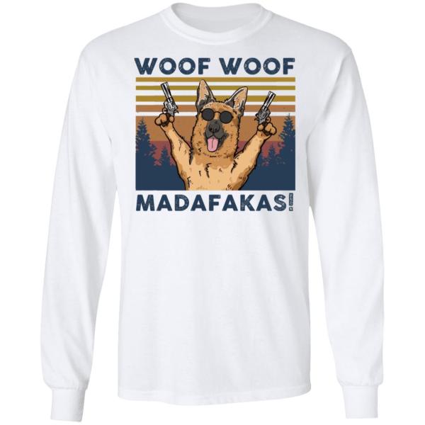 German shepherd woof woof madafakas vintage t-shirt. - thetrendytee