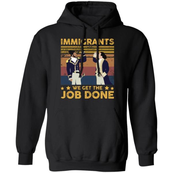 Immigrants we get the job done vintage shirt - thetrendytee