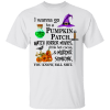 I wanna go to a pumpkin patch, watch horror movies Halloween T-shirt - TheTrendyTee