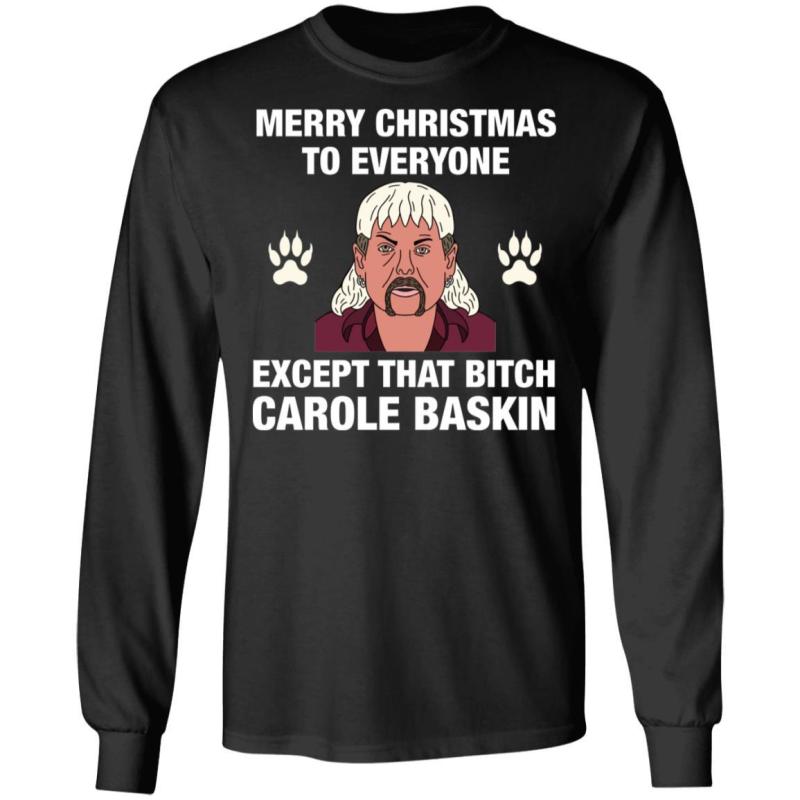Tiger king joe exotic merry christmas to everyone christmas sweatshirt - image 4