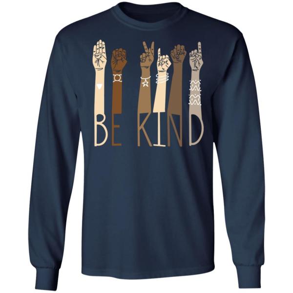 Be kind sign language hand shirt - thetrendytee