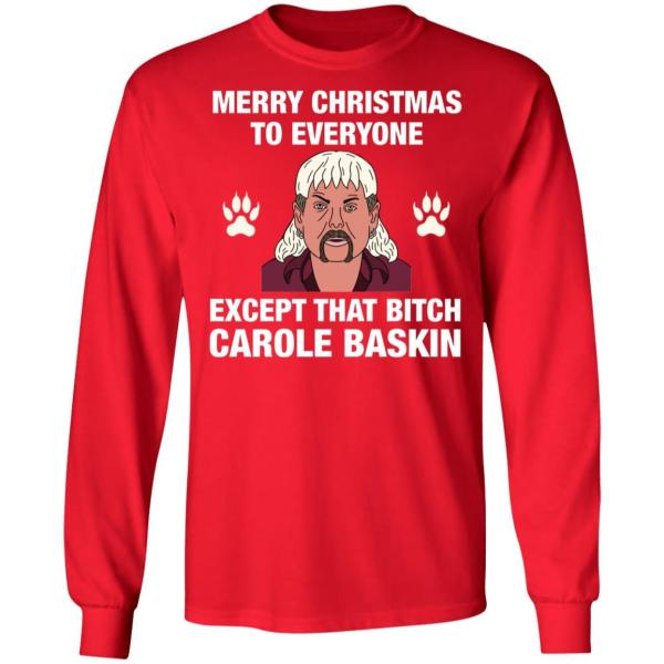 Tiger king joe exotic merry christmas to everyone christmas sweatshirt 5