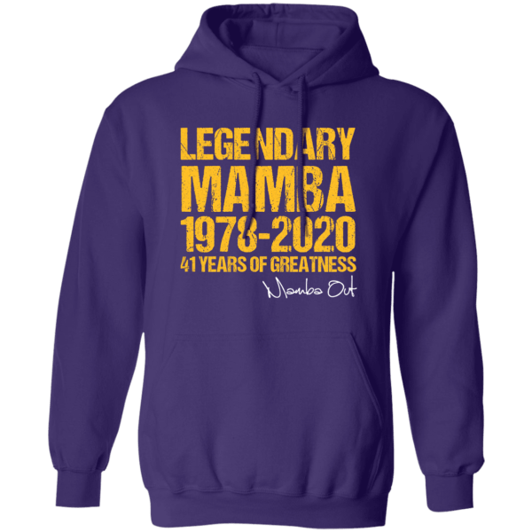 Kobe bryant mamba-out 41 years of greatness t-shirt - thetrendytee