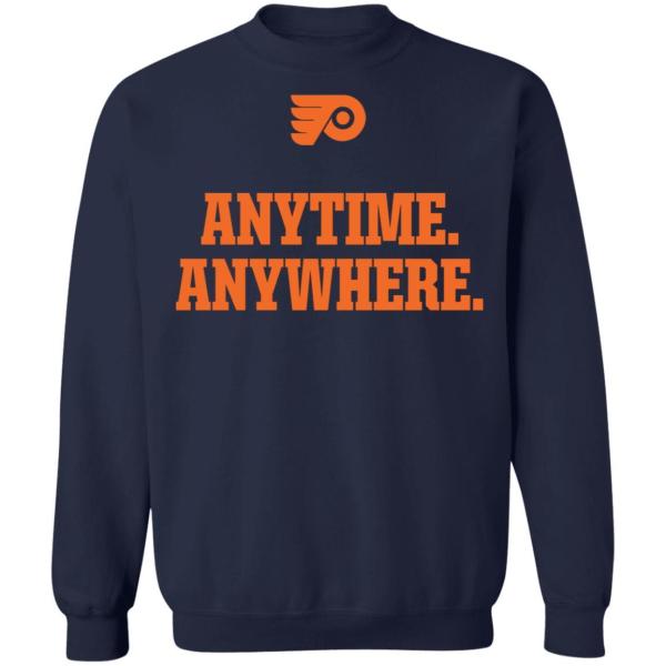 Philadelphia flyers anytime anywhere shirt - thetrendytee