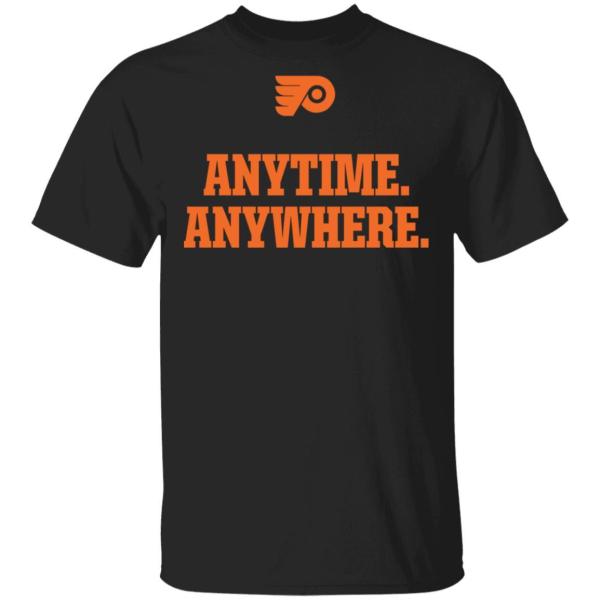 Philadelphia flyers anytime anywhere shirt - thetrendytee