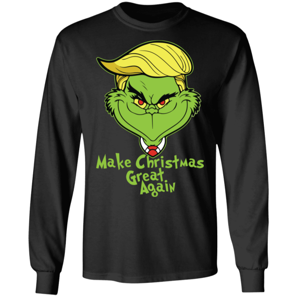 Grinch make christmas great again t-shirt - thetrendytee