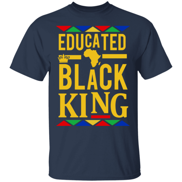 Educated black king shirt african dna pride - thetrendytee