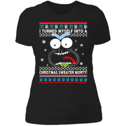 I turned myself into a christmas sweater morty - thetrendytee