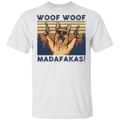 German Shepherd woof woof madafakas vintage t-shirt. - TheTrendyTee