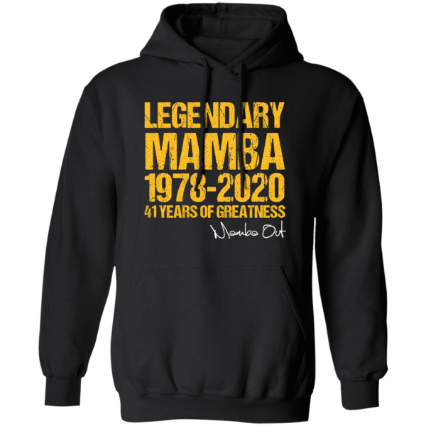 Kobe bryant mamba-out 41 years of greatness t-shirt - thetrendytee