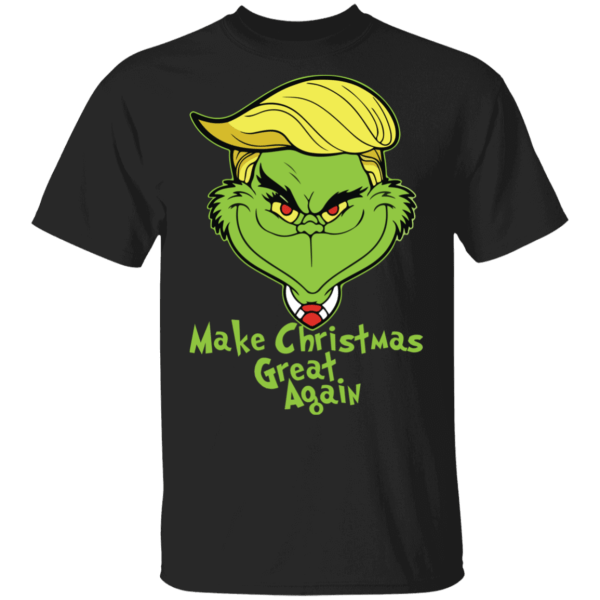 Grinch make christmas great again t-shirt - thetrendytee