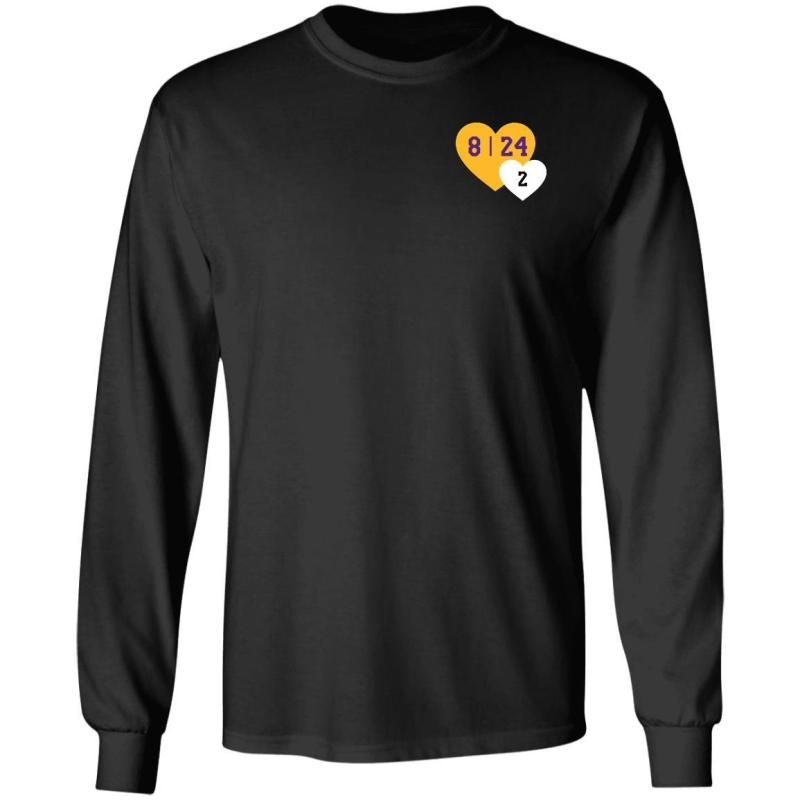 Lebron tribute kobe heart pocket shirt - thetrendytee