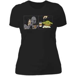 Woman yelling at baby yoda meme shirt - thetrendytee