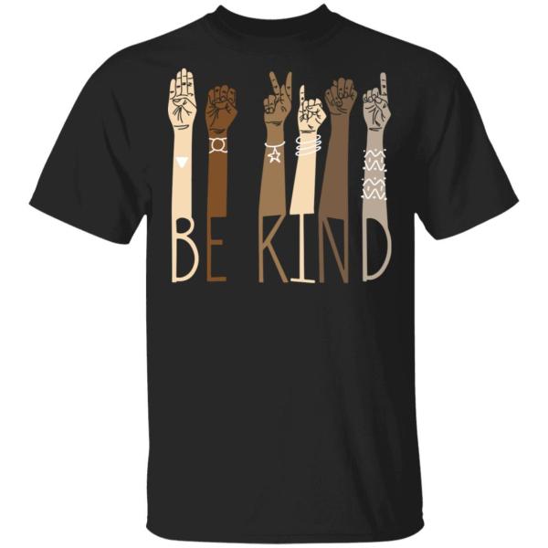 Be kind sign language hand shirt - thetrendytee