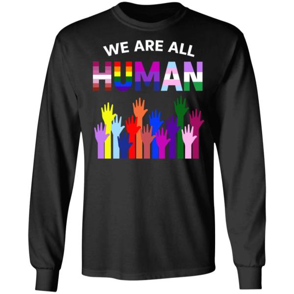 We are all human lgbt gay rights pride ally shirt - thetrendytee