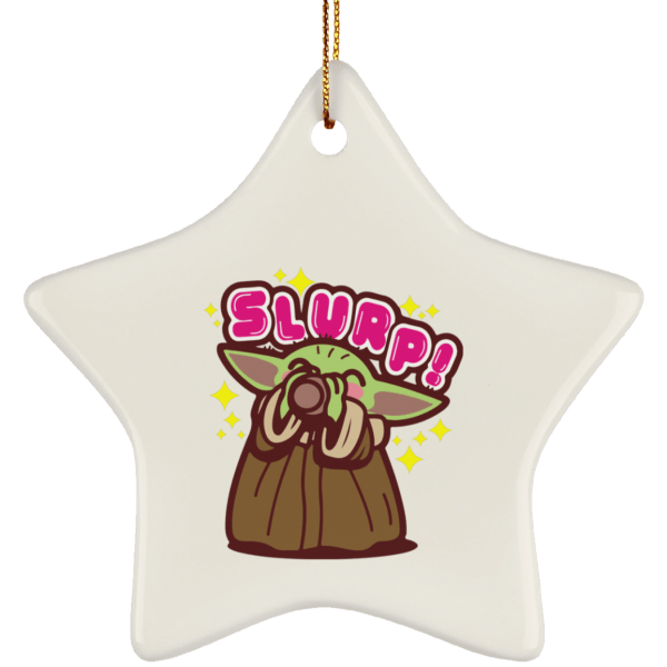 Baby yoda the soup broth christmas tree ornament - thetrendytee