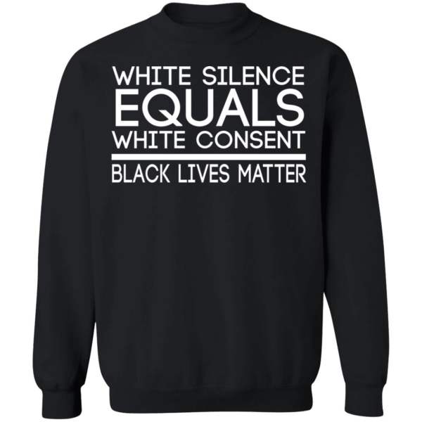 White silence equals white consent blm shirt - thetrendytee