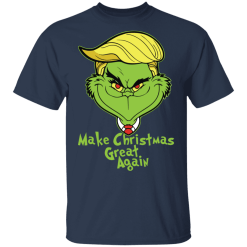 Grinch make christmas great again t-shirt - thetrendytee