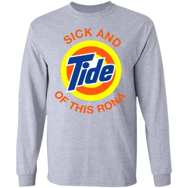 Sick and tide of this rona shirt - thetrendytee