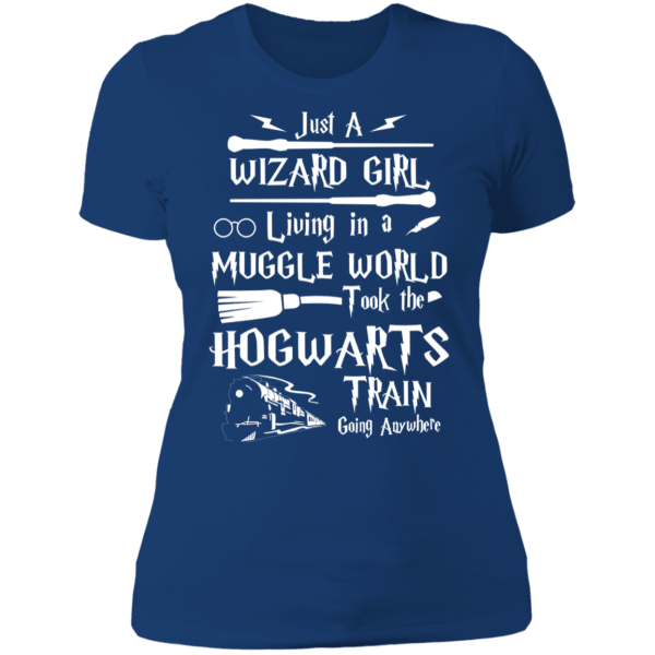 Just a wizard girl living in muggle world t-shirt - thetrendytee