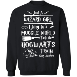 Just a wizard girl living in muggle world t-shirt - thetrendytee