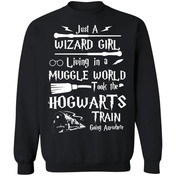 Just a wizard girl living in muggle world t-shirt - thetrendytee