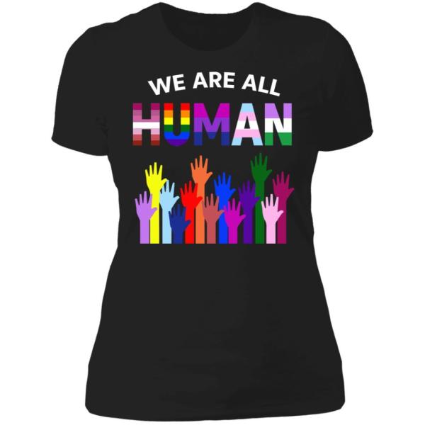 We are all human lgbt gay rights pride ally shirt - thetrendytee