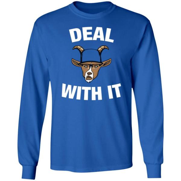 Free joe kelly deal with it goat shirt - thetrendytee