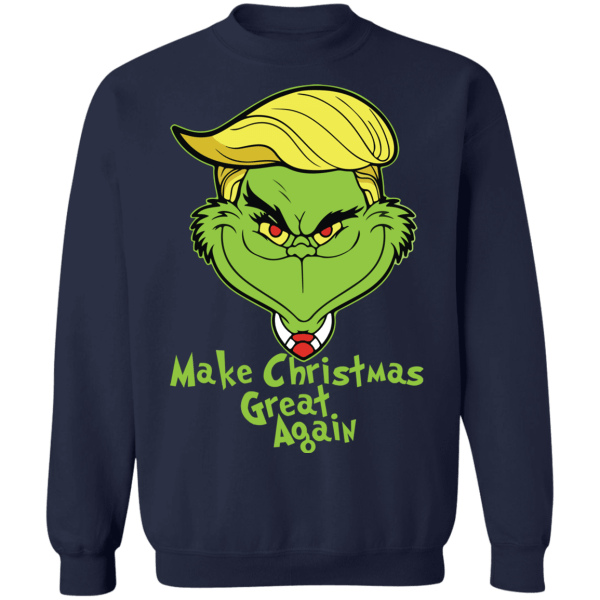 Grinch make christmas great again t-shirt - thetrendytee