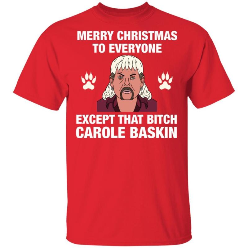 Tiger king joe exotic merry christmas to everyone christmas sweatshirt - image 3