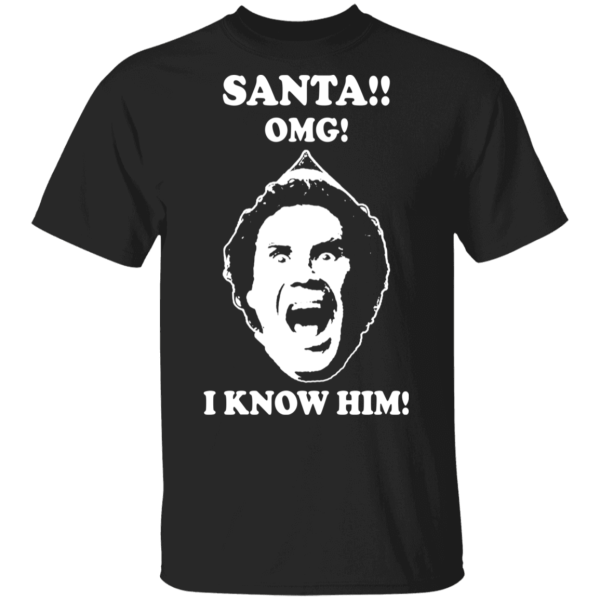 Elf will ferrell santa. Omg! I know him ugly christmas sweatshirt - thetrendytee