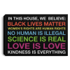 In this house we believe Black lives matter poster, canvas - TheTrendyTee