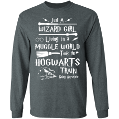 Just a wizard girl living in muggle world t-shirt - thetrendytee