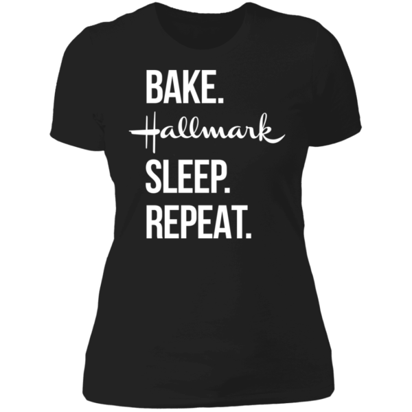 Bake hallmark sleep repeat christmas shirt - thetrendytee