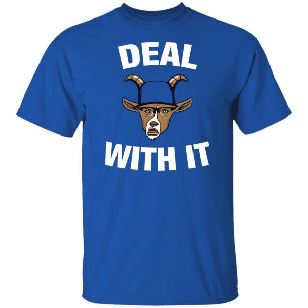 Free joe kelly deal with it goat shirt - thetrendytee