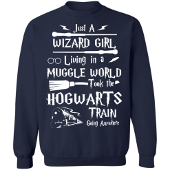 Just a wizard girl living in muggle world t-shirt - thetrendytee