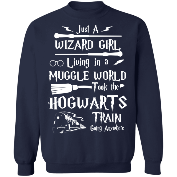 Just a wizard girl living in muggle world t-shirt - thetrendytee