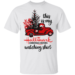 This Is My Hallmark Christmas Movies Watching T-Shirt Red Car - TheTrendyTee