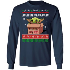 Baby yoda adopt this jedi ugly christmas sweater - thetrendytee