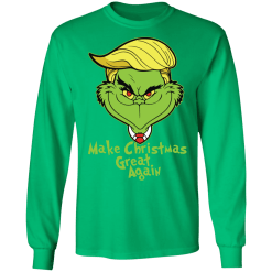 Grinch make christmas great again t-shirt - thetrendytee