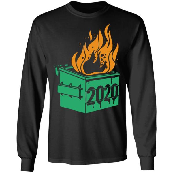 Dumpster fire 2020 trash can garbage fire worst year shirt - thetrendytee