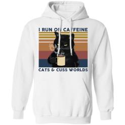 I run on caffeine cats and cuss words vintage shirt - thetrendytee